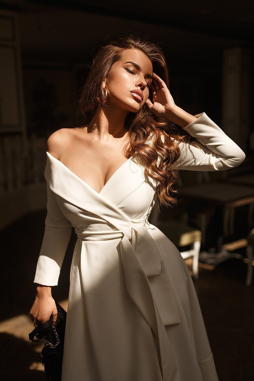 img-6501-2 Dress on a wrap with open shoulders
