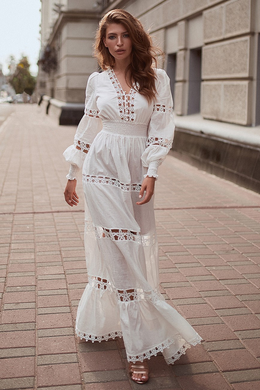 img-8219-3 Плаття в підлогу з мереживом ромашки