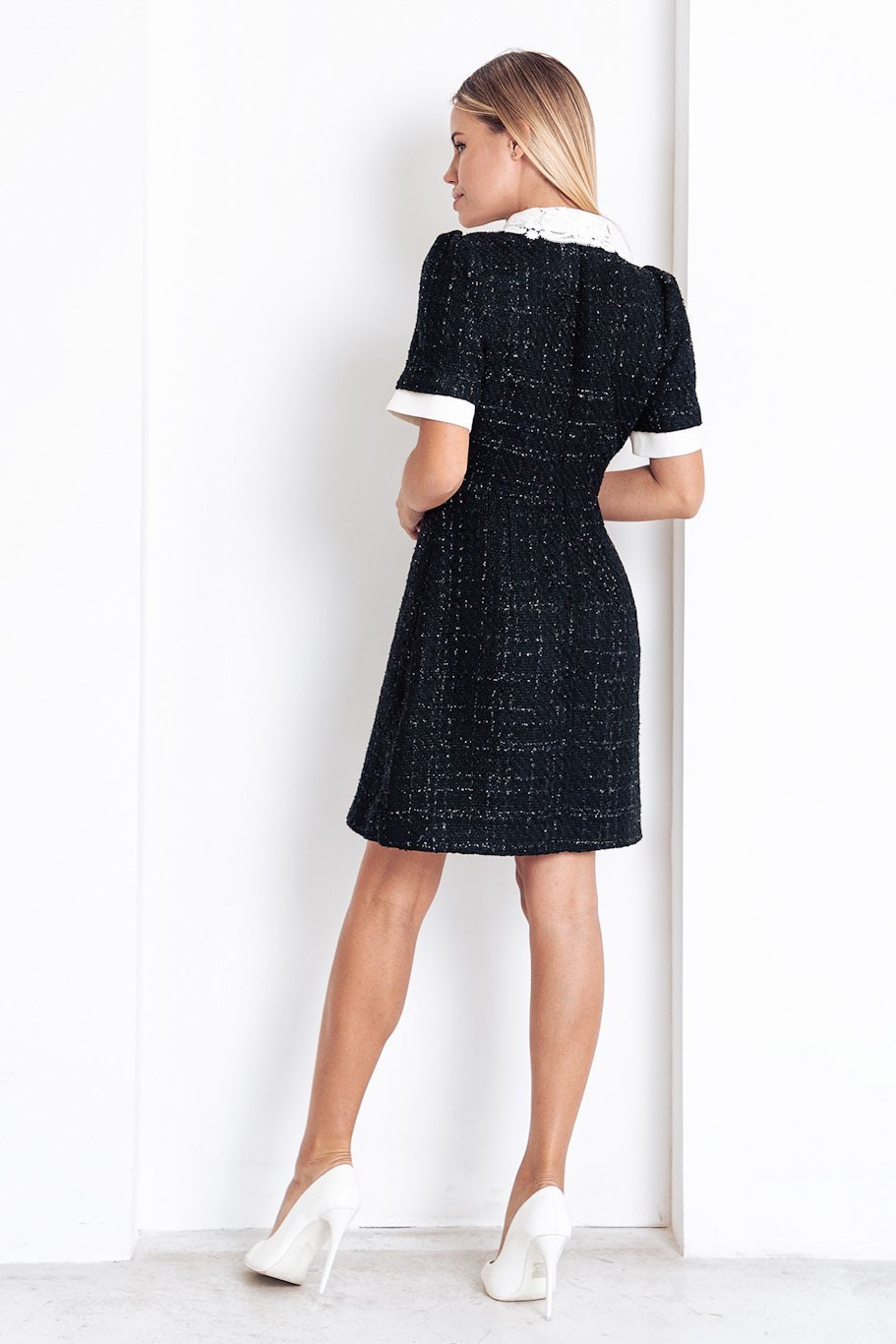 img-8926-copy-edited1 Tweed short dress with lace collar