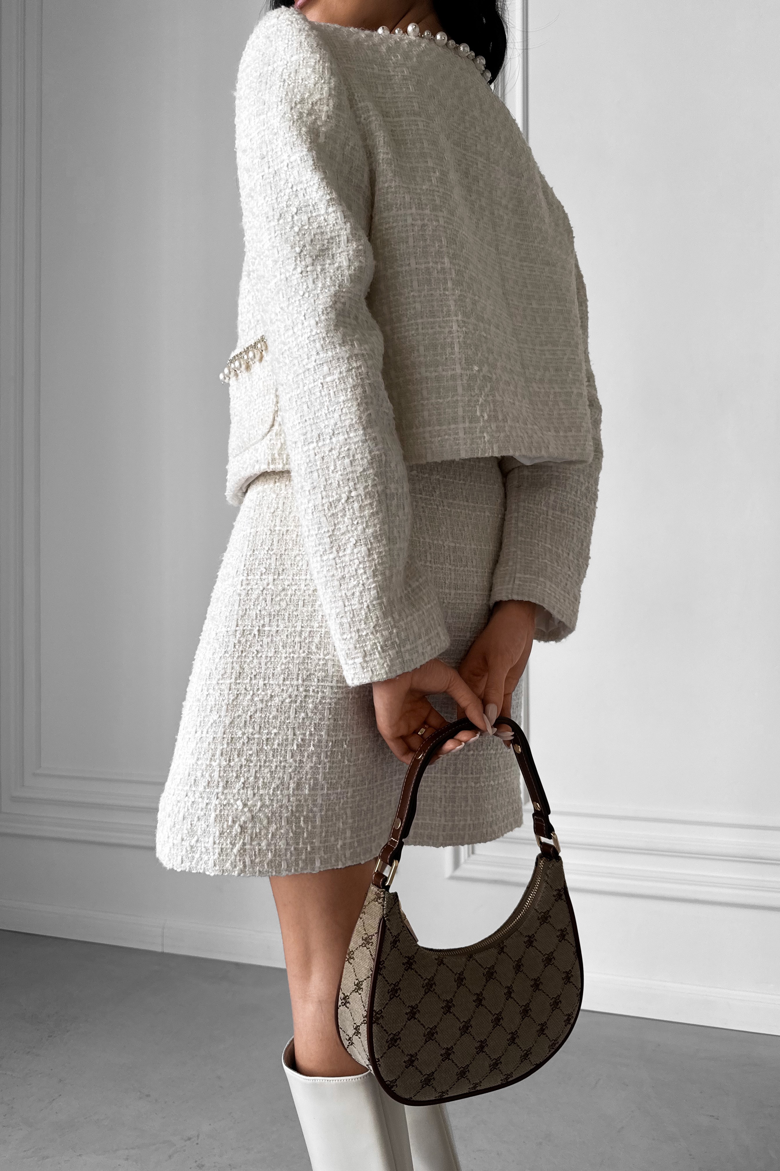 IMG_2431-2 Твидовая короткая юбка трапеция на запах